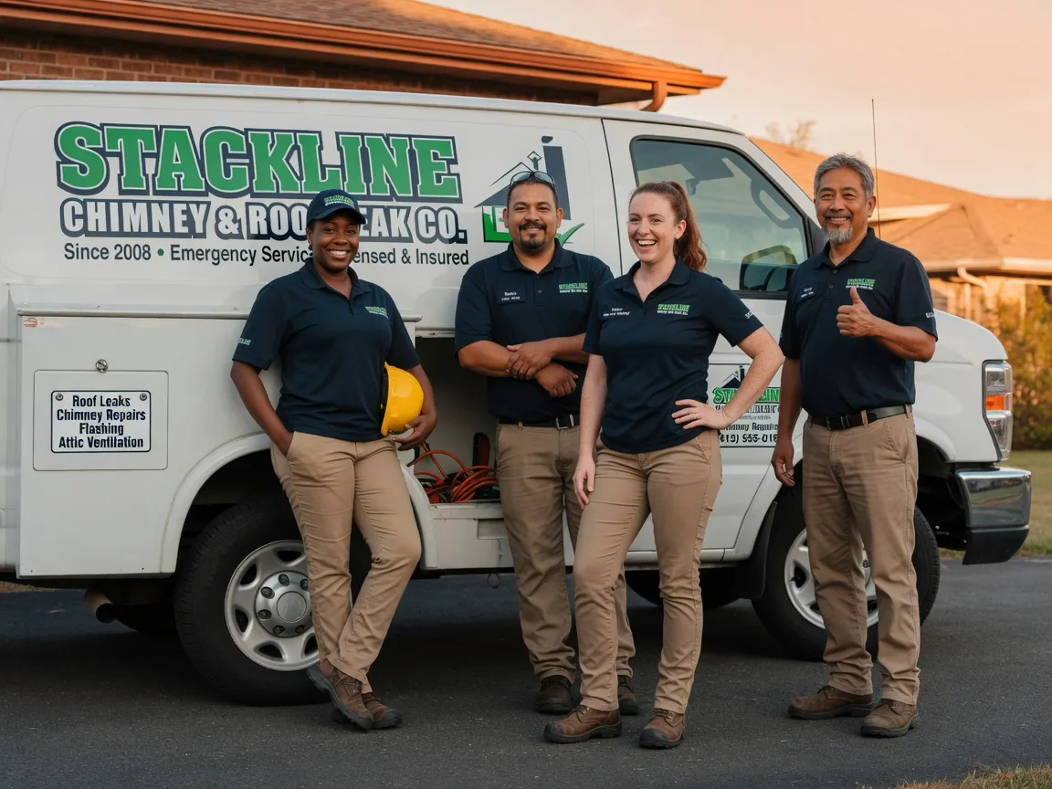 Chimney flashing repair company in Oakdale, NE